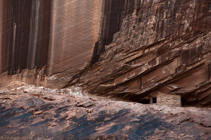 Rock and ruins at Canyon de Chelly, Arizona
