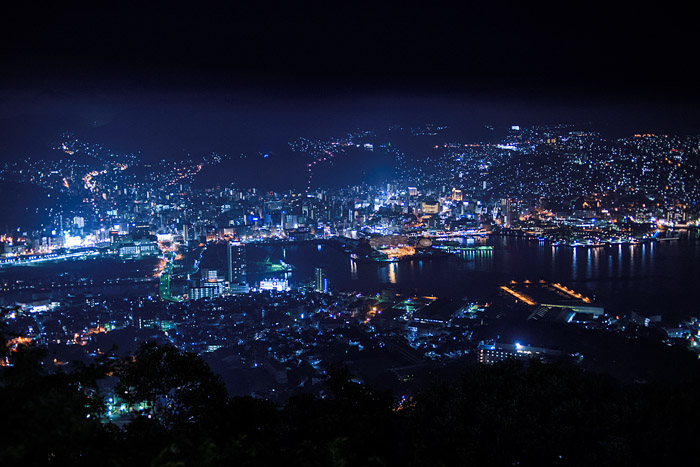 Night view of Nagasaki from Mt. Inasa