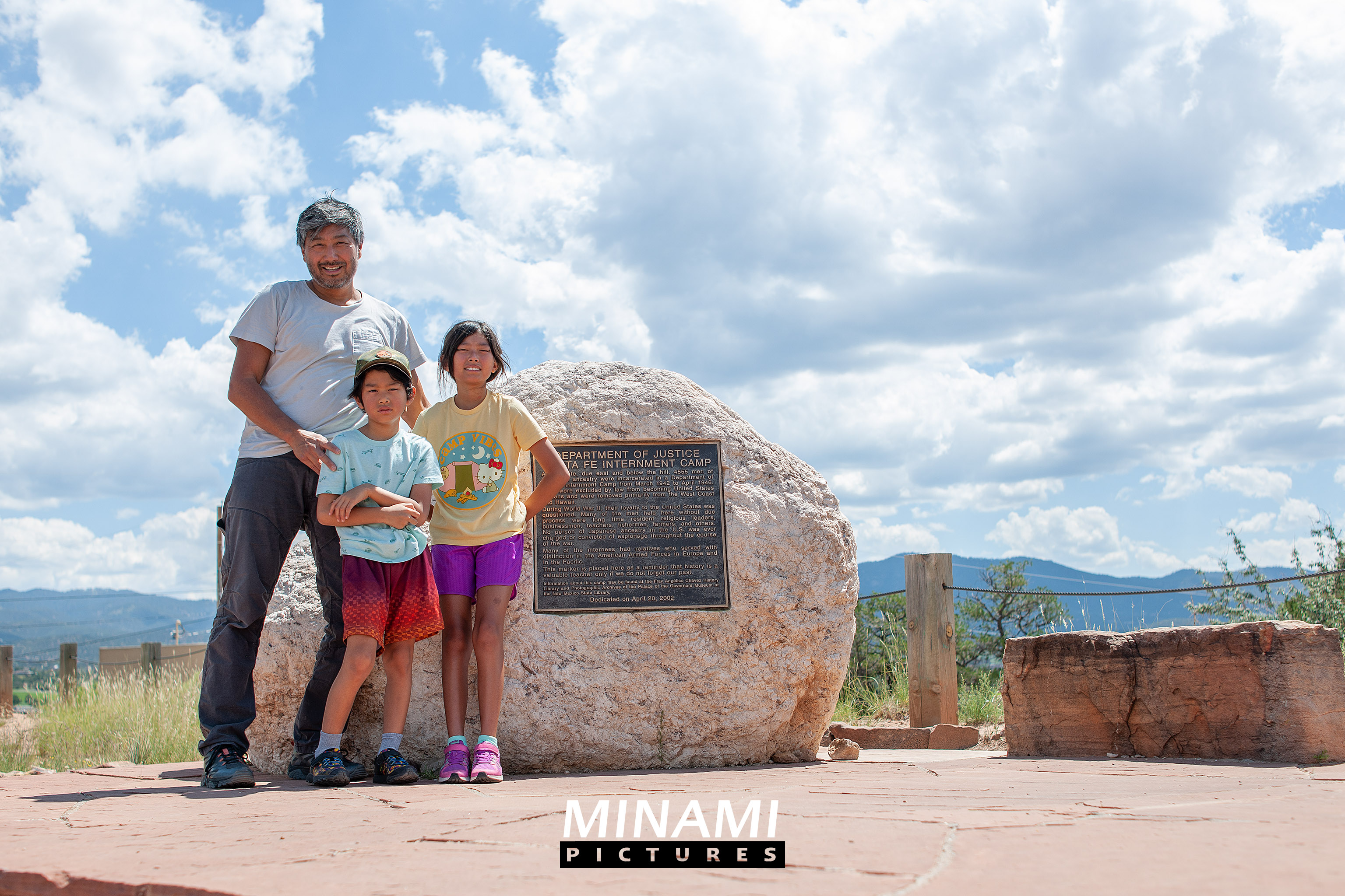 I try to give my kids a somewhat authentic understanding of their history. So we trekked from the Santa Fe Depot to the internment camp site where their great great grandfather was imprisoned during World War II. Did it work? They felt like prisoners on a forced march and I’m not sure if my point was well made. #santafe #santafeinternmentcamp